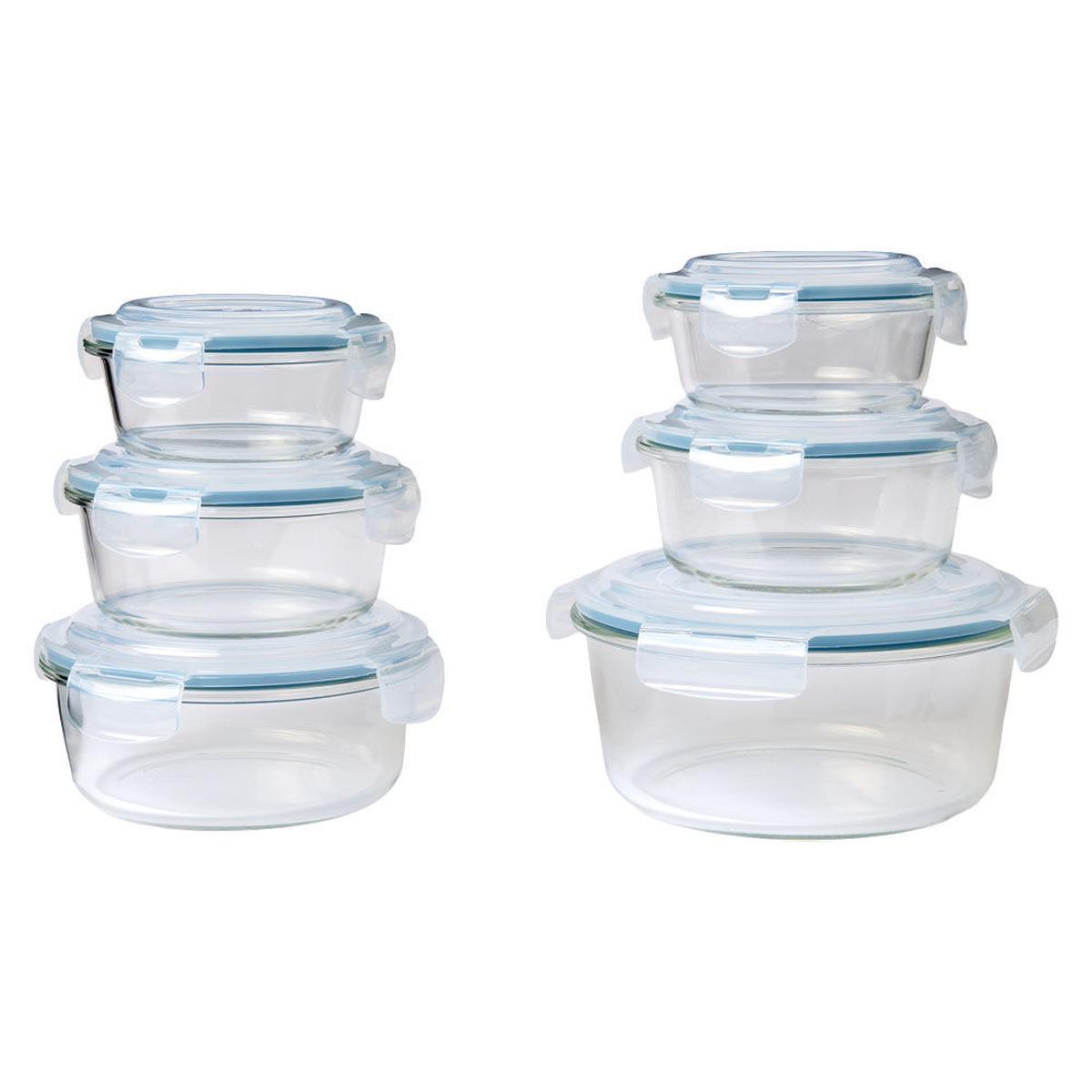 Crofton 12-piece glass storage containers from Aldicourtesy of Aldi