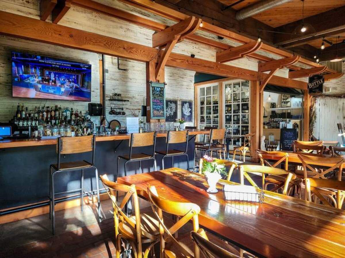  The multi-use neighborhood spot serves casual daytime fare before turning into a Greek eatery. Photo credit: June Russell-Chamberlin 