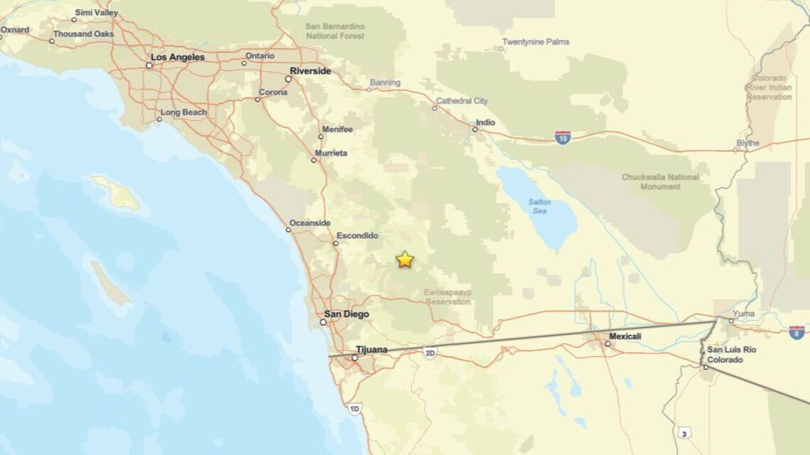 The earthquake previously reported by the USGS has been deleted after review 