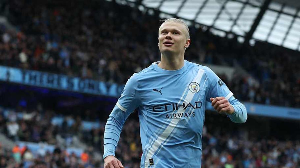  Erling Haaland has previously been linked with Real Madrid. | Darren Staples/AFP/Getty Images 