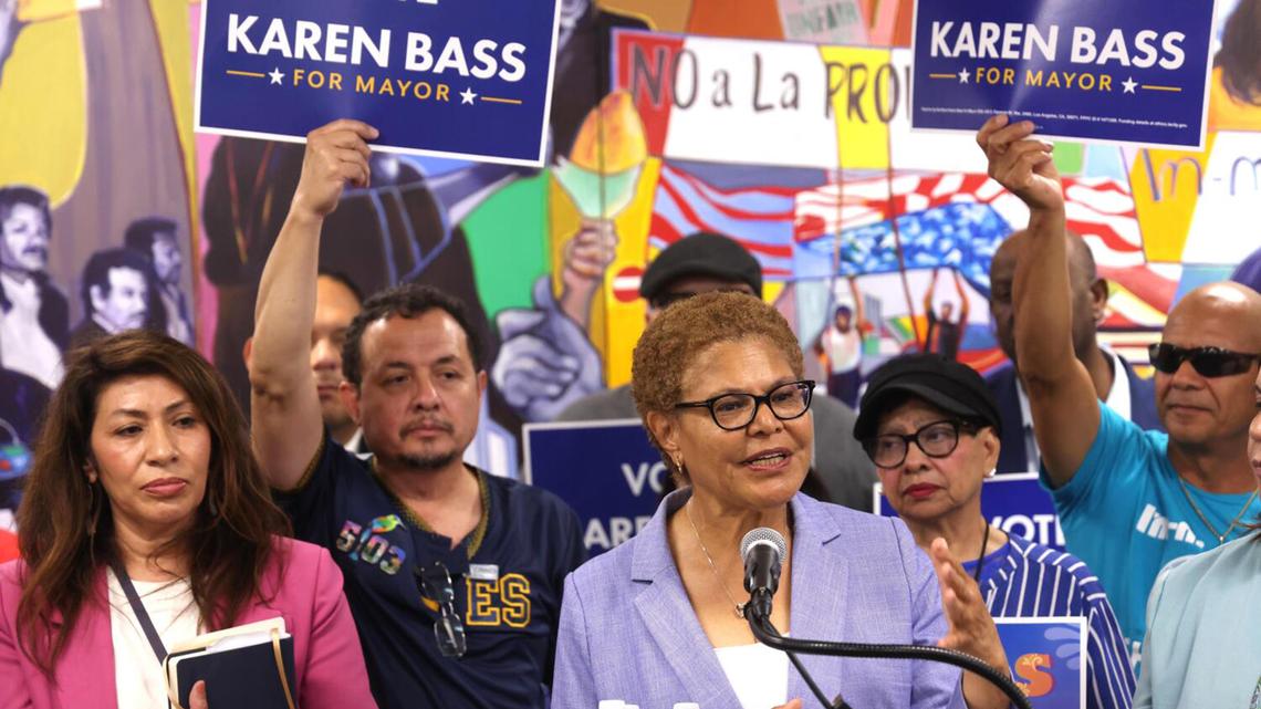 Los Angeles Mayor Karen Bass is in the toughest reelection fight of her career. She says she intends to win it 