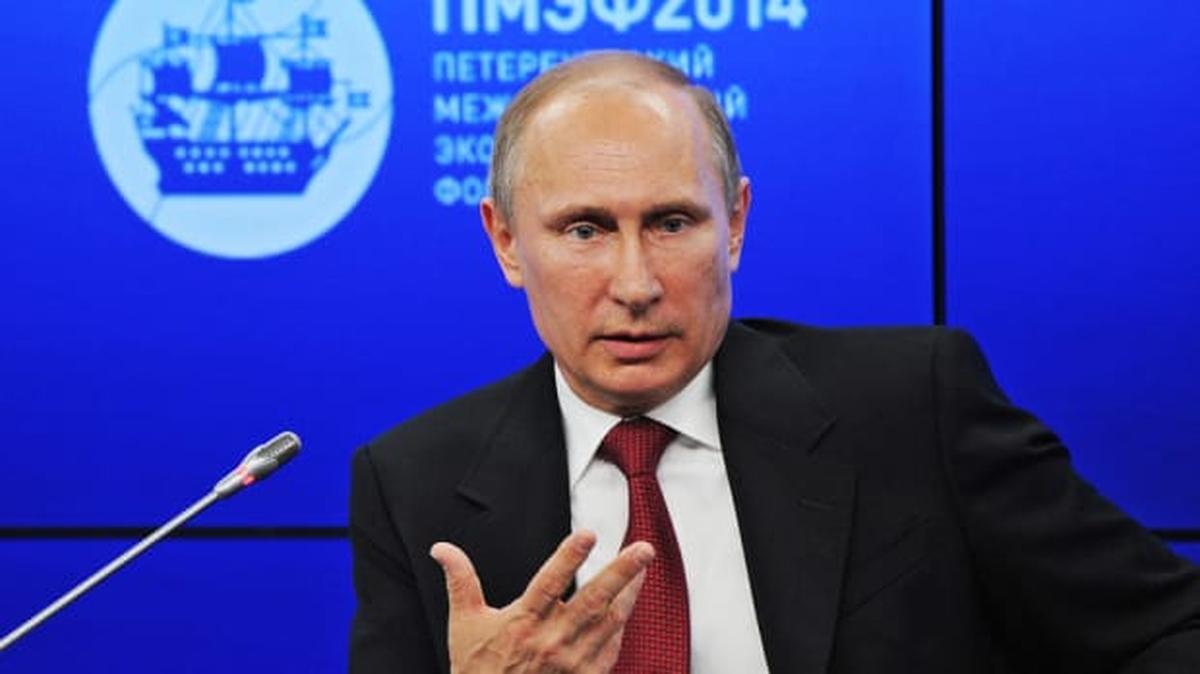 El presidente ruso Vladimir Putin, durante una entrevista, en esta foto de archivo. 