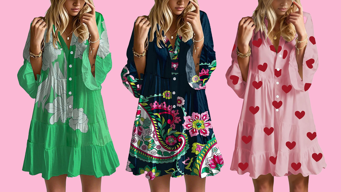 This $35 Amazon Dress Gives Lilly Pulitzer and Anthropologie Vibes 