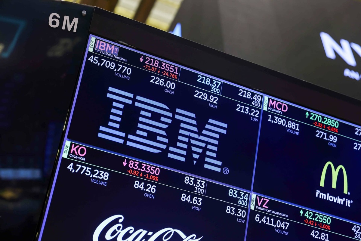  IBM suffered its worst single-day stock drop in company history on July 14. 