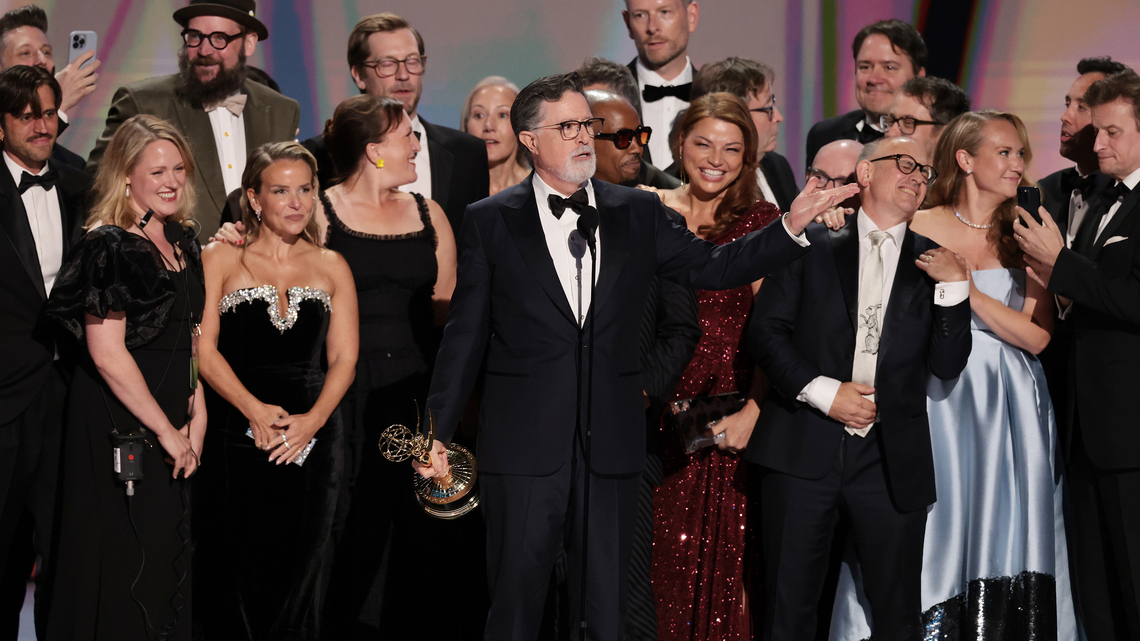 ‘The Late Show with Stephen Colbert' wins Emmy for variety series 