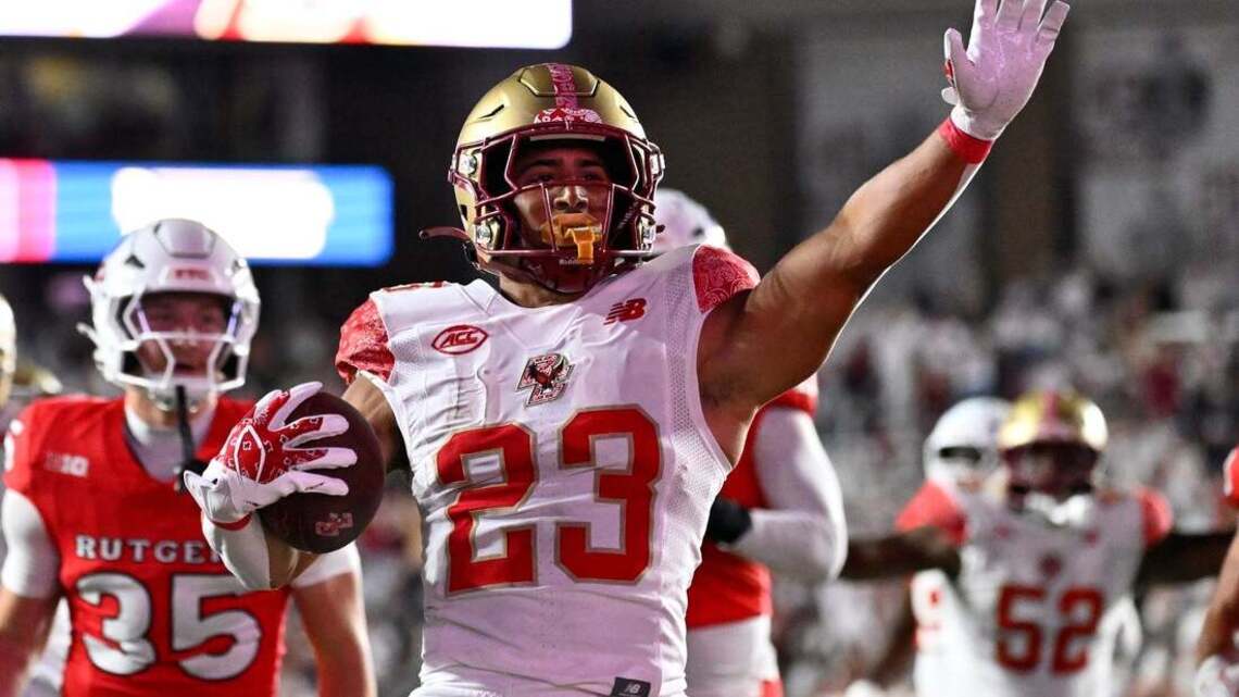Mason McKenzie-led Boston College tops Rutgers in annual Red Bandanna Game 