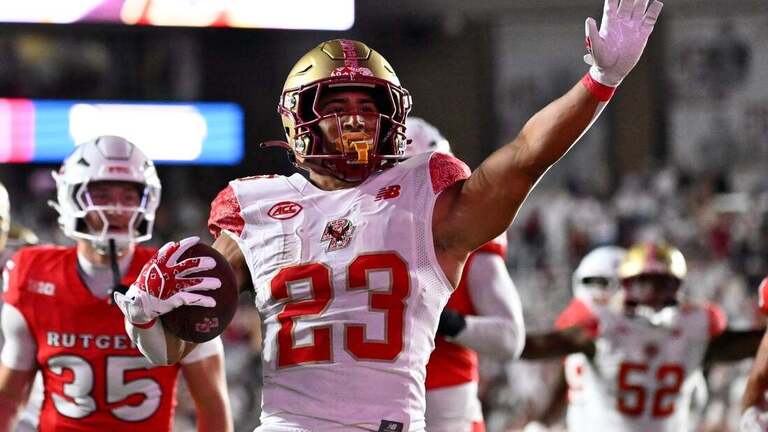 Mason McKenzie-led Boston College tops Rutgers in annual Red Bandanna Game 