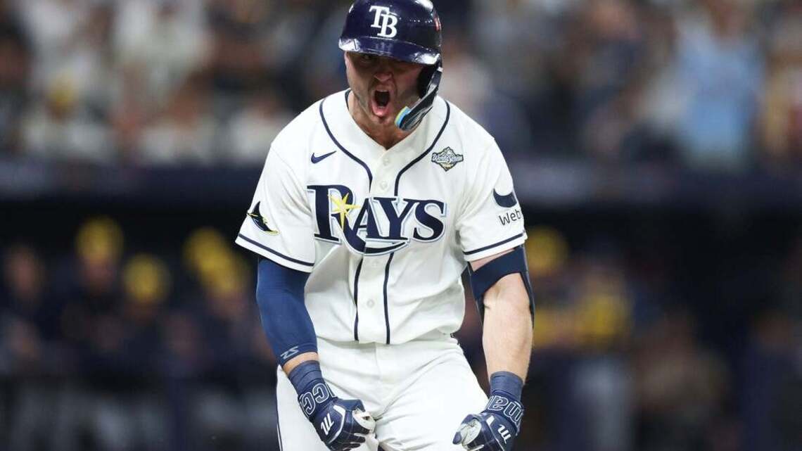 Rays rally for 2 in 12th inning, extend World Series to Game 5 