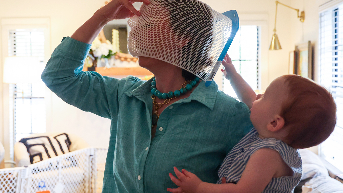 Mallory McLean learned she had a brain tumor while pregnant with her second child. Doctors embarked on a treacherous waiting game — delaying surgery to protect her baby. Now, they're both healthy. (Dirk Shadd/Tampa Bay Times/TNS)