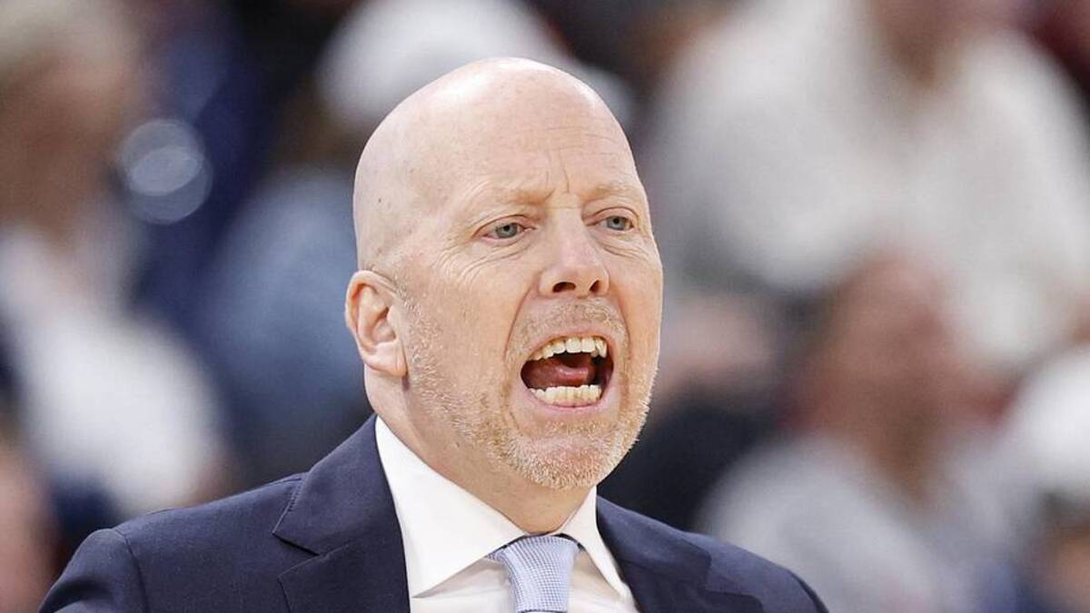  Mar 12, 2026; Chicago, IL, USA; UCLA Bruins head coach Mick Cronin directs his team against the Rutgers Scarlet Knights during the first half at United Center. Mandatory Credit: Kamil Krzaczynski-Imagn Images | Kamil Krzaczynski-Imagn Images 