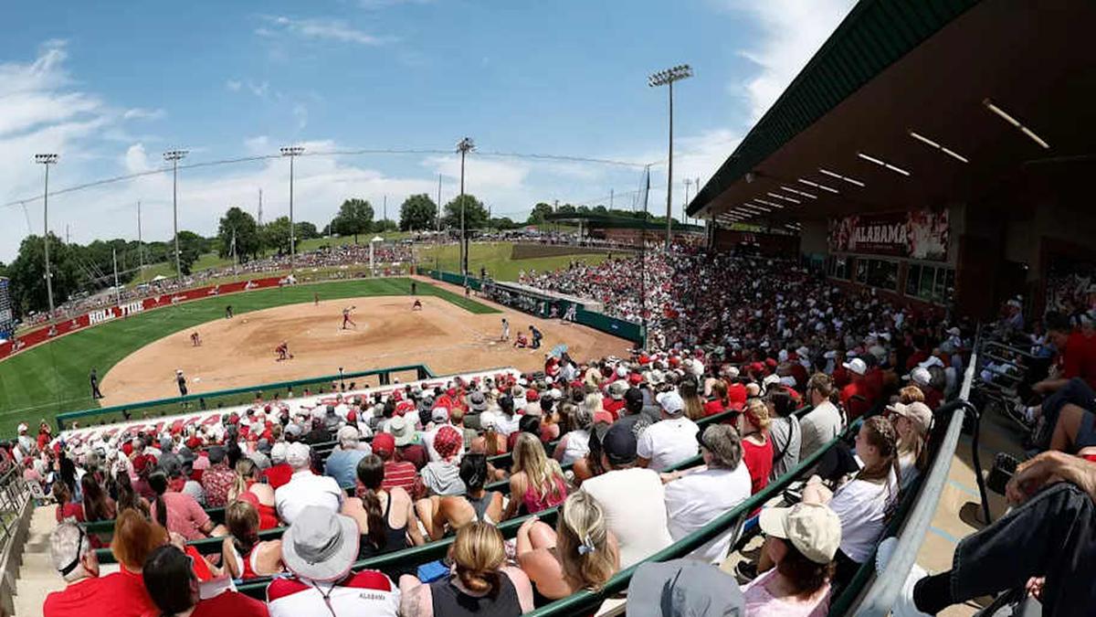  Crowd at Rhoads Stadium during NCAA tournament- May 16, 2026 | UA Athletics 