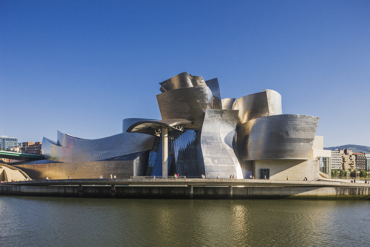  The Guggenheim Museum Bilbao in Spain. 