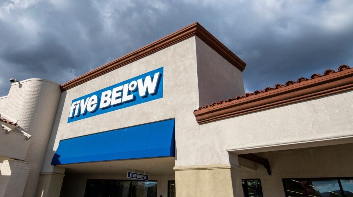 Five Below storefront.