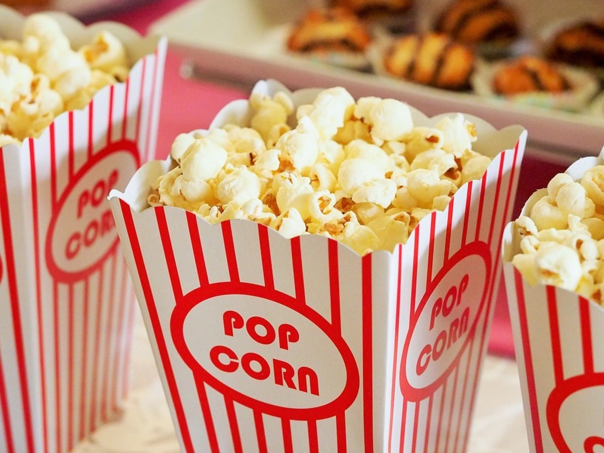  A movie without popcorn is like a beach day without sun. .Photo courtesy Pixabay 