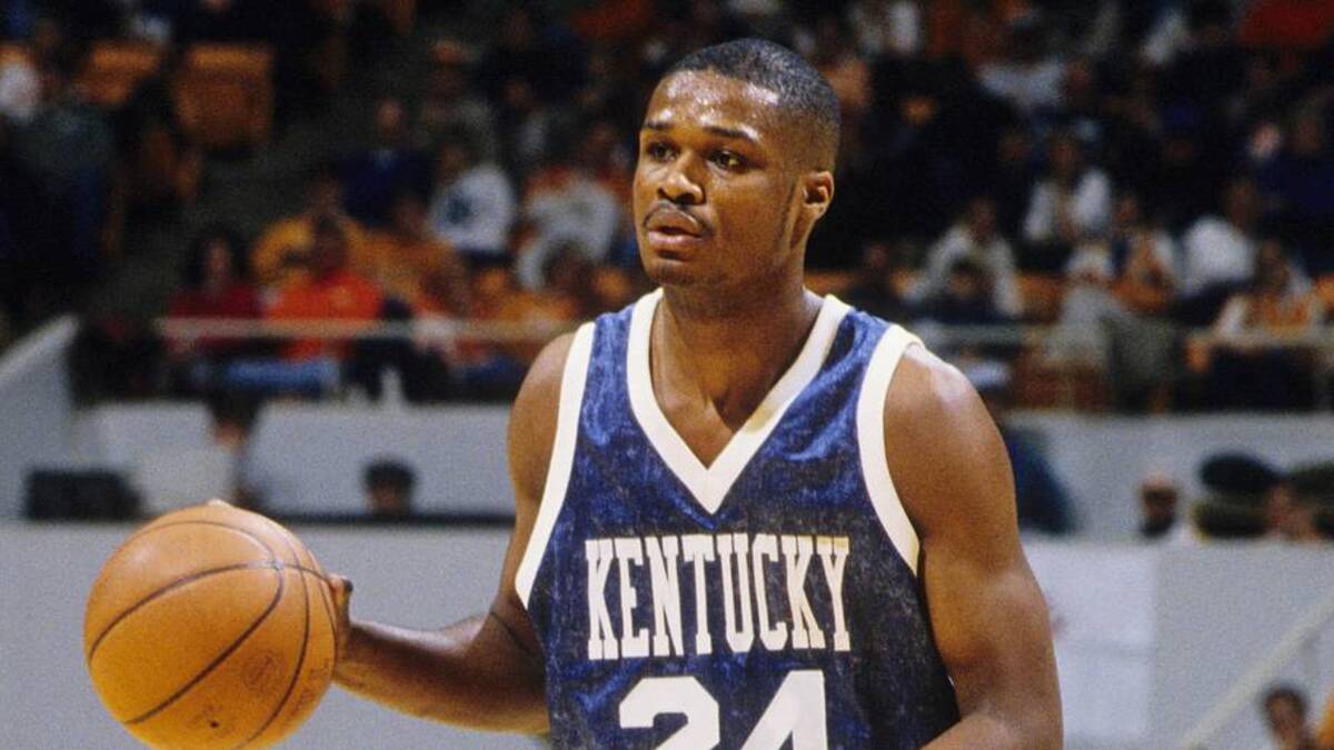  Antoine Walker, along with Derek Anderson (not pictured), won an NCAA title with the legendary 1995-96 Kentucky Wildcats. | RVR Photos-Imagn Images 