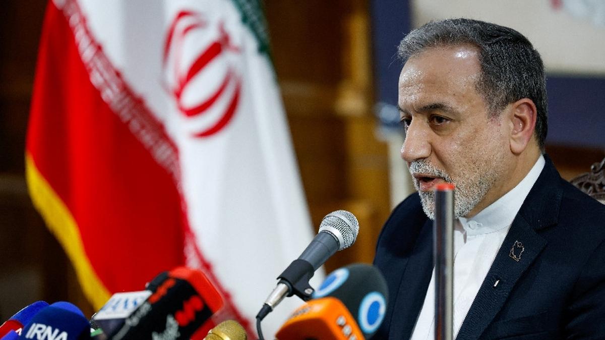 Iran's Foreign Minister Abbas Araqchi attends a press conference at the Iranian embassy in New Delhi, India, May 15, 2026. REUTERS/Adnan Abidi