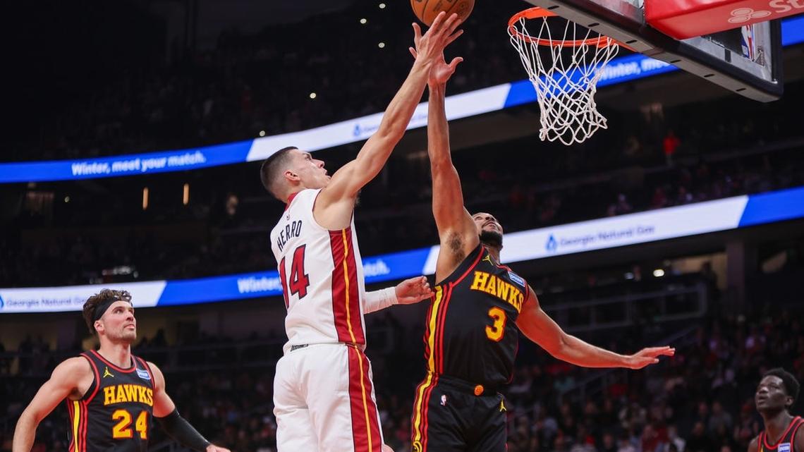 Tyler Herro stars in return as Heat earn key win vs. Hawks 