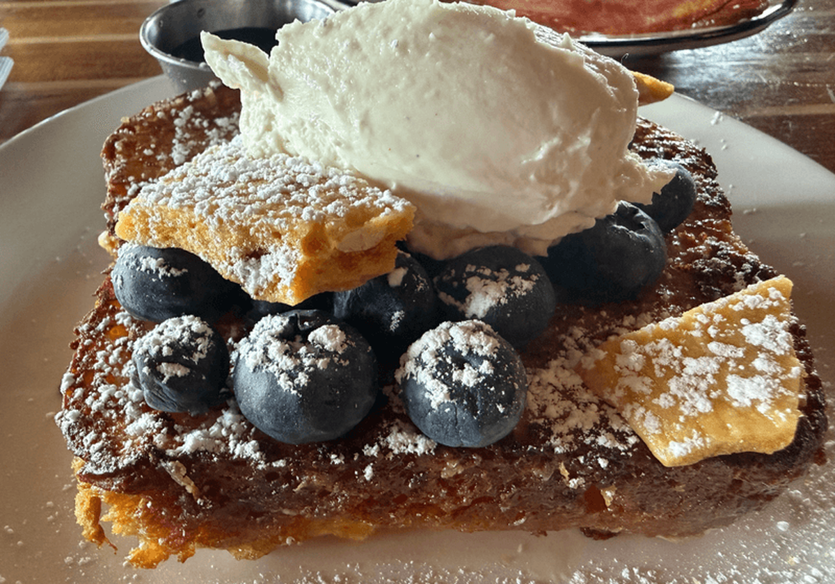  French toast at Automatic Seafood and Oysters. Photo credit: Cherith Glover Fluker 