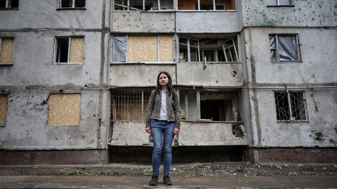 After narrow escape, air raid sirens spark panic for a Kyiv child