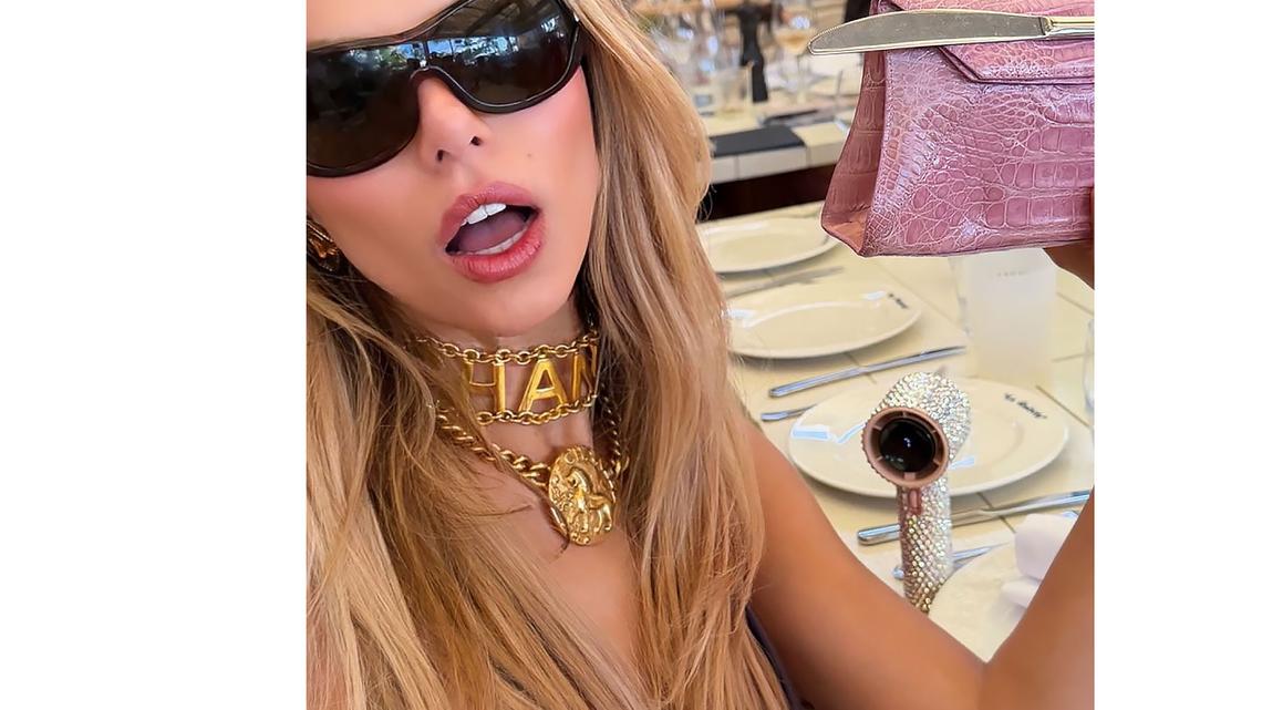 Brooks Nader Parties in Hot Dress After Needing Ambulance for Food Poisoning 