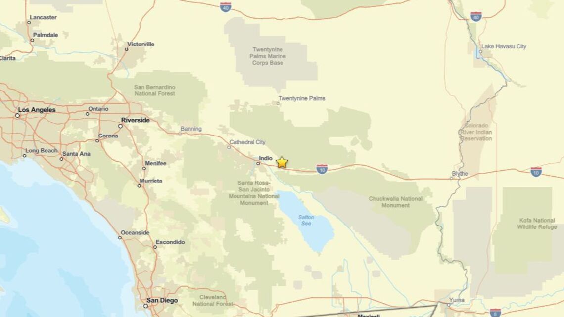 Update: Seismic activity on Sept. 12 - 2.1 magnitude earthquake near Thermal, CA reported 