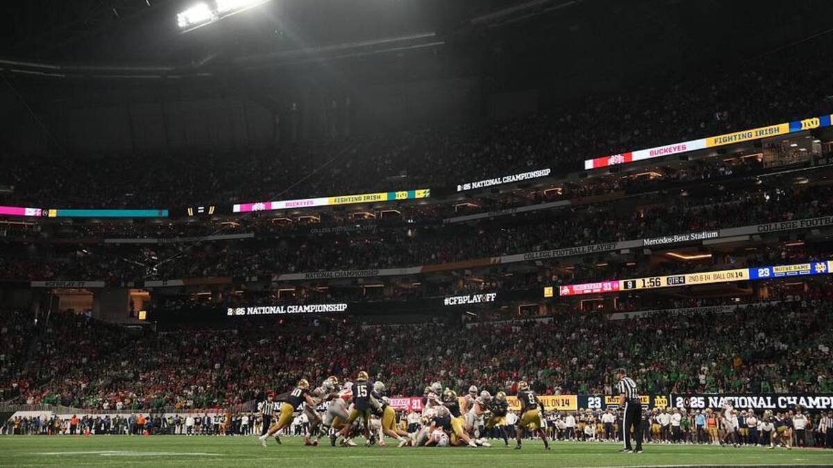  Mercedes-Benz Stadium is no stranger to big games, like when it hosted the 2025 College Football Playoff National Championship. | Erick W. Rasco/Sports Illustrated 