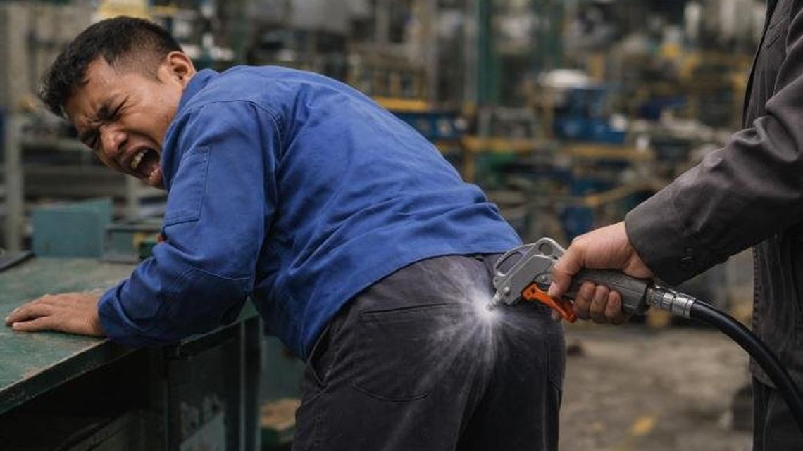 Labor Ministry probes factory after foreign worker injured by air gun 