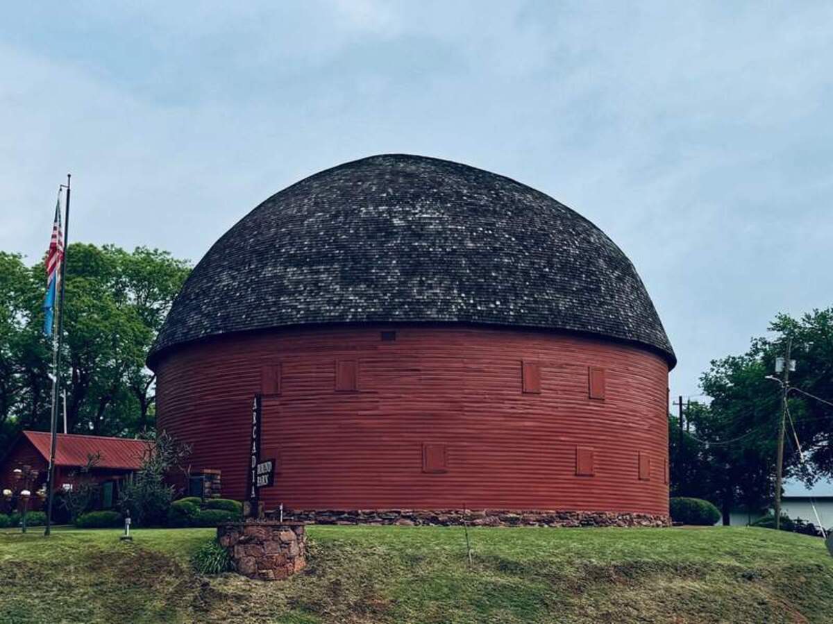  Arcadia's famous Round Barn. Photo credit: Terri Marshall 