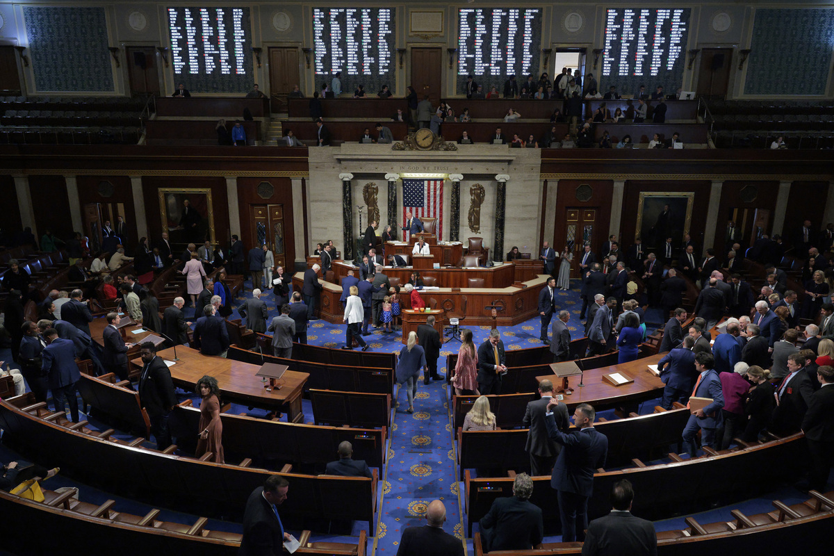  The House of Representatives meets to vote on H.R. 1, the One, Big Beautiful Bill Act, in the House of Representatives at the U.S. Capitol on July 03, 2025, in Washington, D.C. (Photo by Chip Somodevilla/Getty Images) 