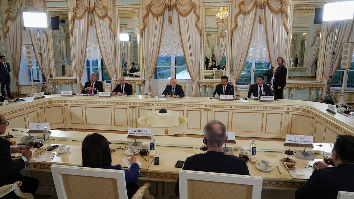Putin sidesteps a question on whether or not he will stay in power until 2036 