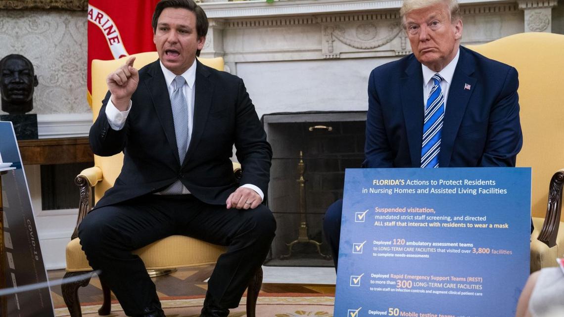 Florida Gov. Desantis renames West Palm Beach airport for Trump 