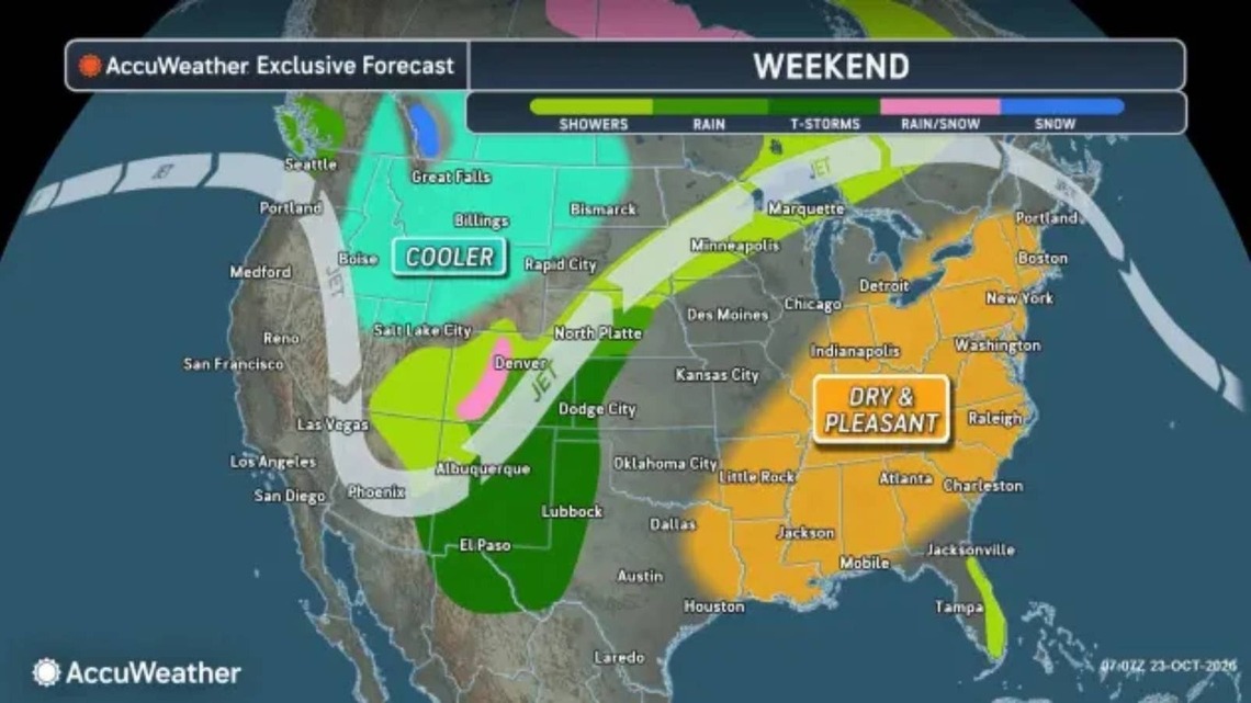 New Halloween Forecast Shows 12 US States Facing Rain and Thunderstorms