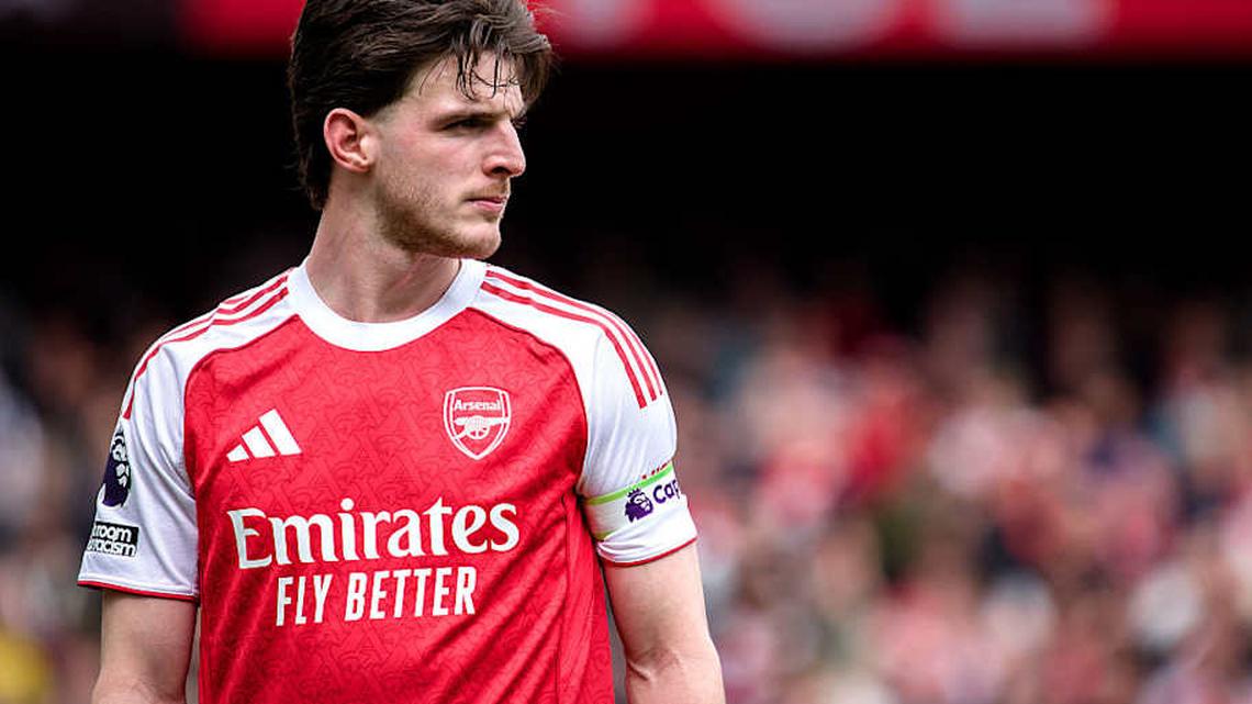  Declan Rice missed training on Tuesday. | Pedro Porru/MB Media/Getty Images 