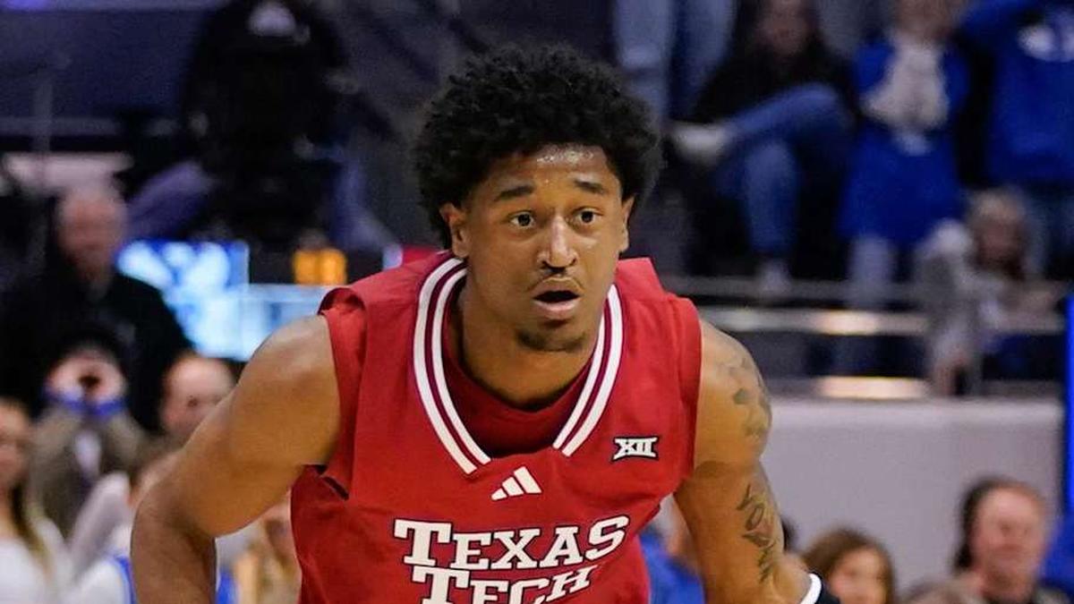  Mar 7, 2026; Provo, Utah, USA; Texas Tech Red Raiders guard Jaylen Petty (11) dribbles the ball during the second half against the BYU Cougars at Marriott Center. Mandatory Credit: Aaron Baker-Imagn Images | Aaron Baker-Imagn Images 