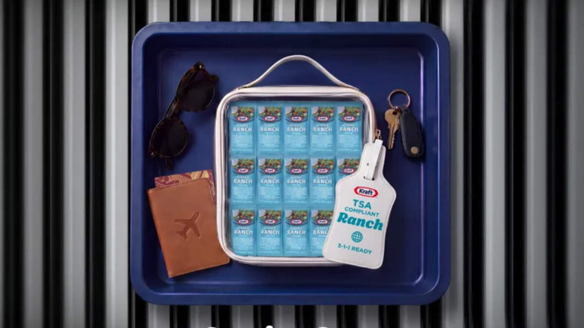 Kraft will release TSA-compliant Ranch Packets, meant to fit in a carry-on bag of international World Cup fans who have fallen for the dressing. On its Instagram page, the company said this image was partially generated by AI, but it is working on the real thing.