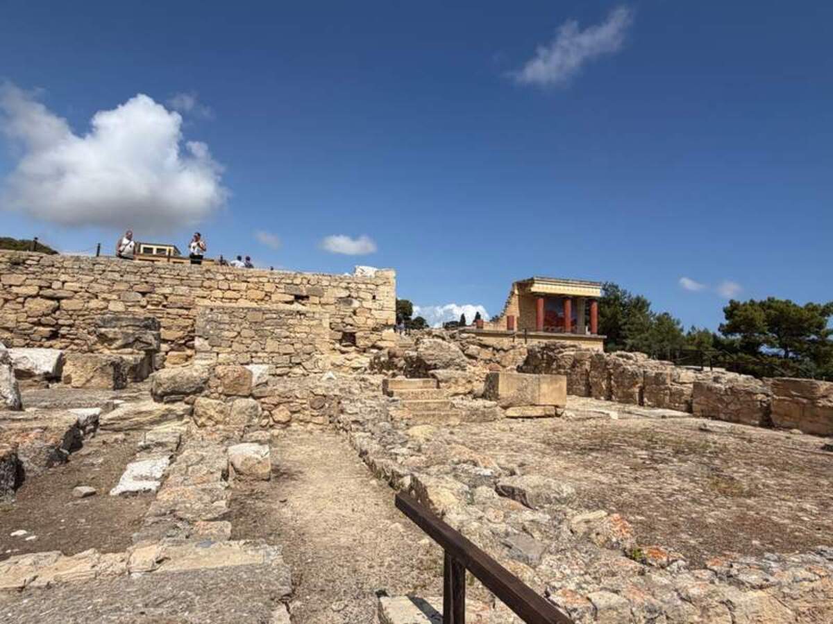  Knossos, the Minoan archeological site widely considered Europe's oldest city, is easily reached from the Abaton. There are great hiking options nearby, too. Photo credit: Erika Ebsworth-Goold 