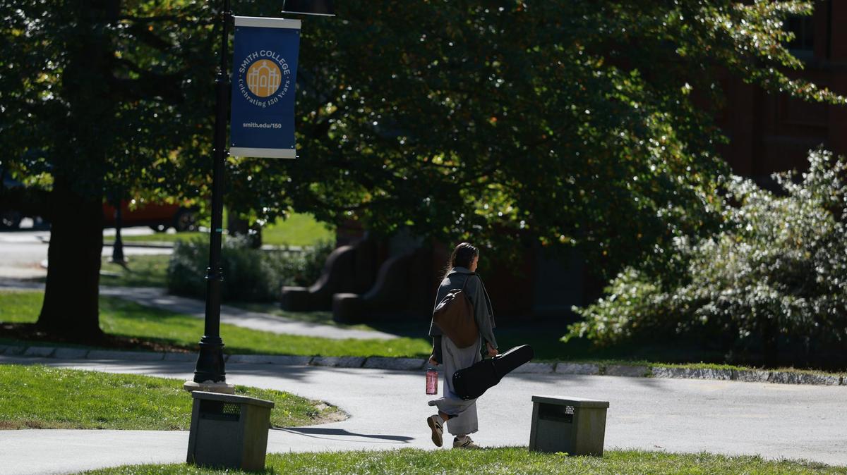 The Smith College campus in Northampton, Mass., in October 2025. 