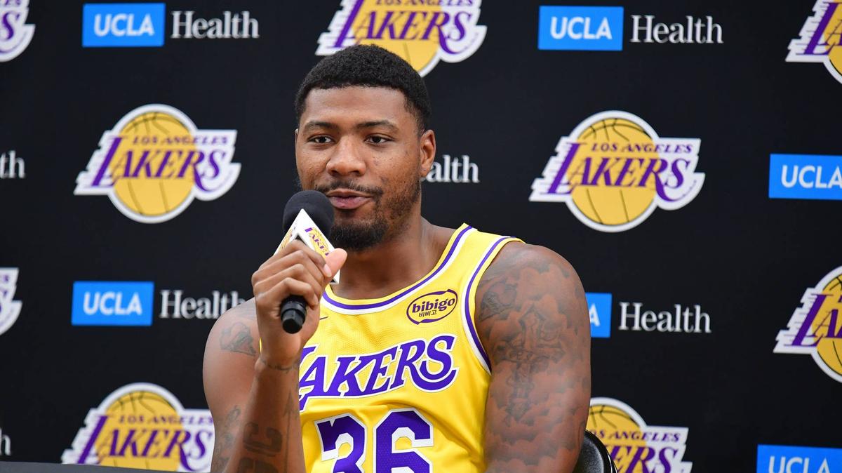 Los Angeles Lakers guard Marcus Smart (36)