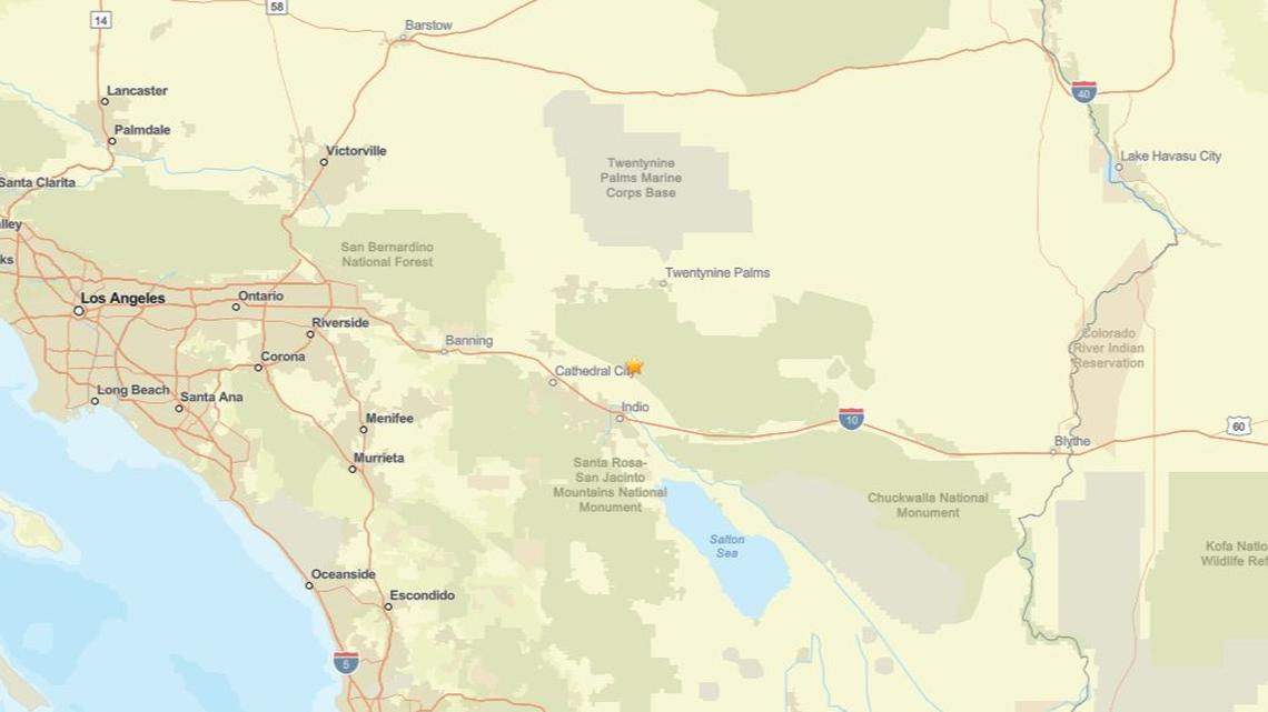 Update: 2.6 magnitude earthquake shakes near Indio, CA on March 2 