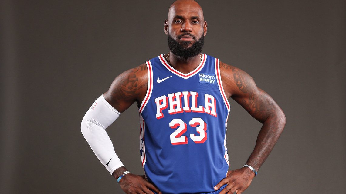 NBA-With trophy hopes high, Philadelphia gets party going early for LeBron