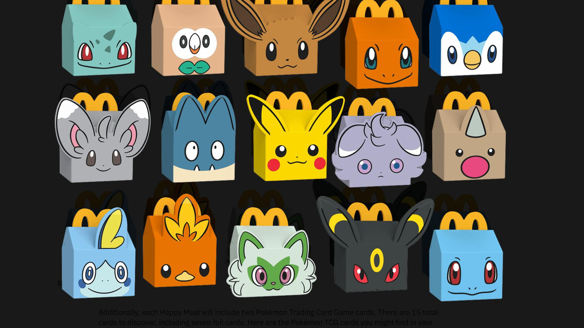 McDonald's Pokémon Happy Meals are coming in November 