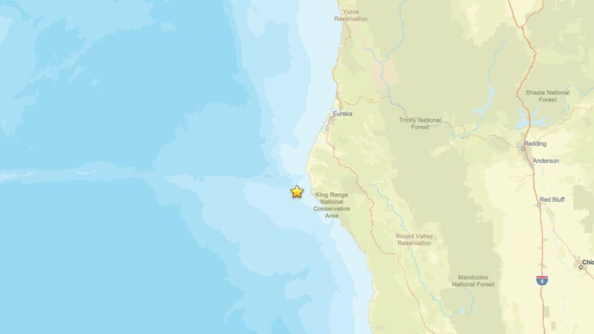 2.6 magnitude earthquake rattles close to Petrolia, CA on Oct. 17 ...