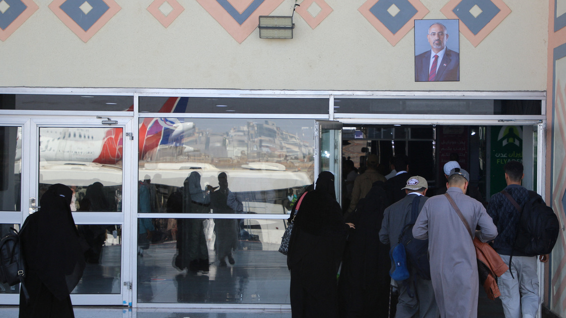 Houthis launch missiles at Yemen's Aden airport as fighting intensifies 