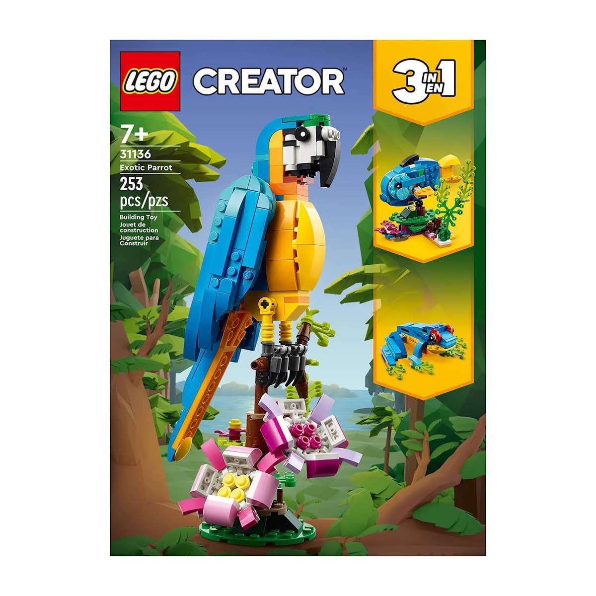  LEGO Creator Exotic Parrot Build Set.