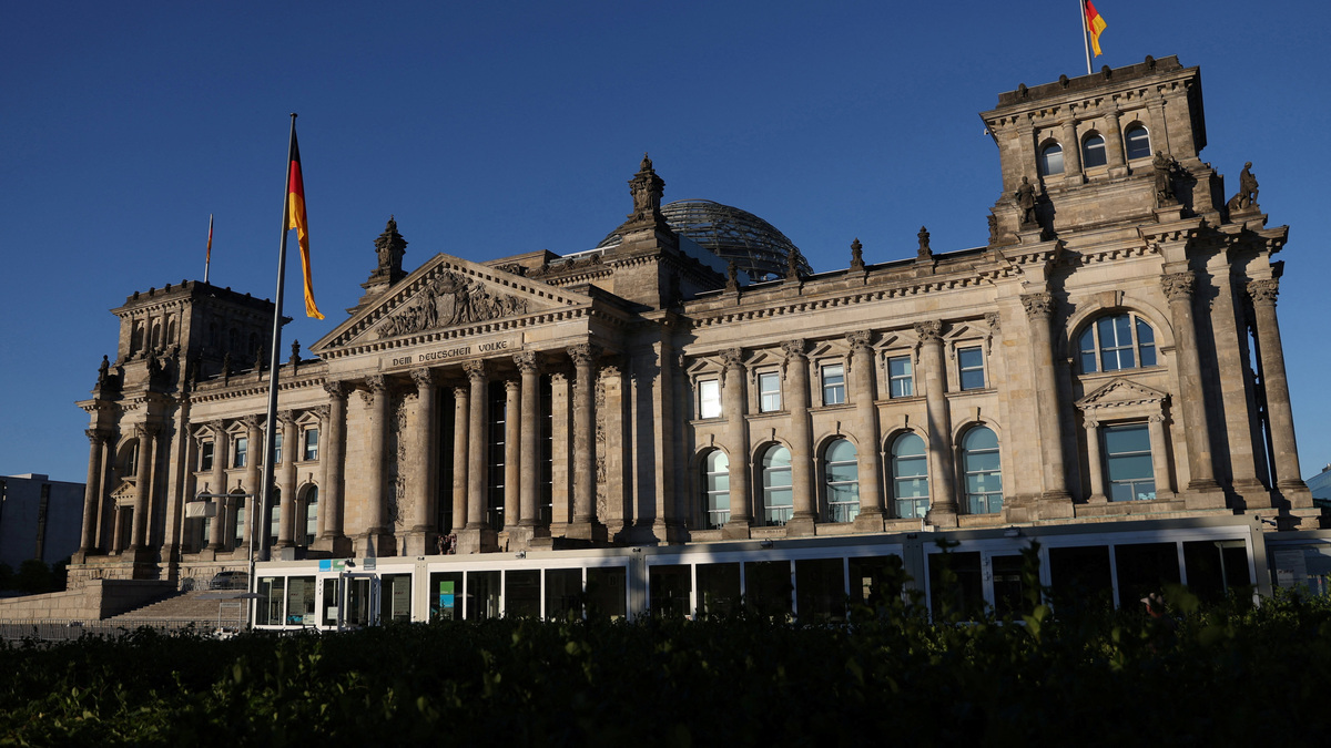 The Reichstag, housing the lower house of parliament Bundestag, is pictured in Berlin, Germany, June 23, 2026.     REUTERS/Maryam Majd