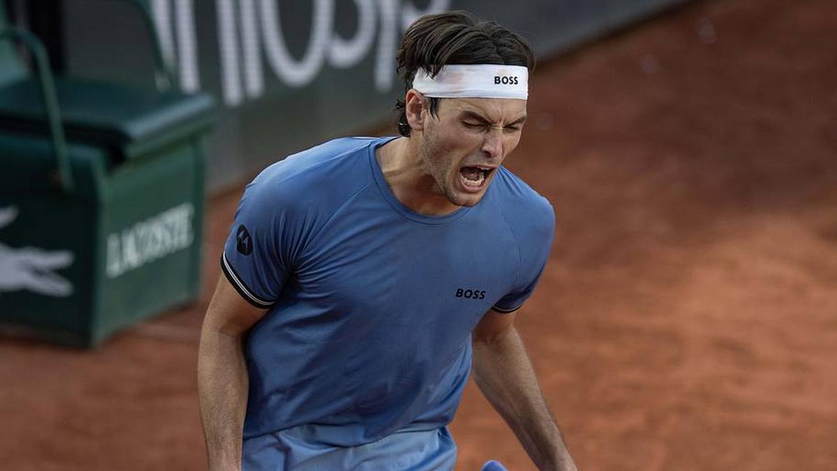  Taylor Fritz suffered one of the biggest early upsets of the French Open against fellow American Nishesh Basavareddy. | Susan Mullane-Imagn Images 