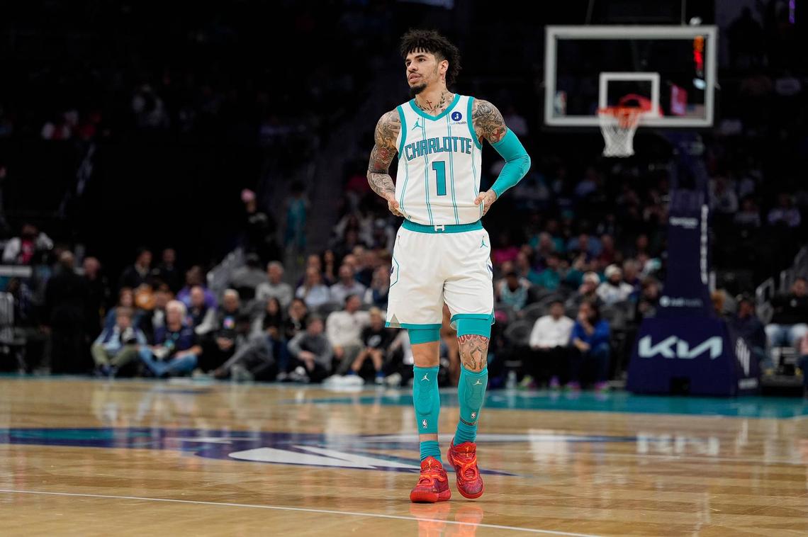  Charlotte Hornets guard LaMelo Ball Jim Dedmon-Imagn Images