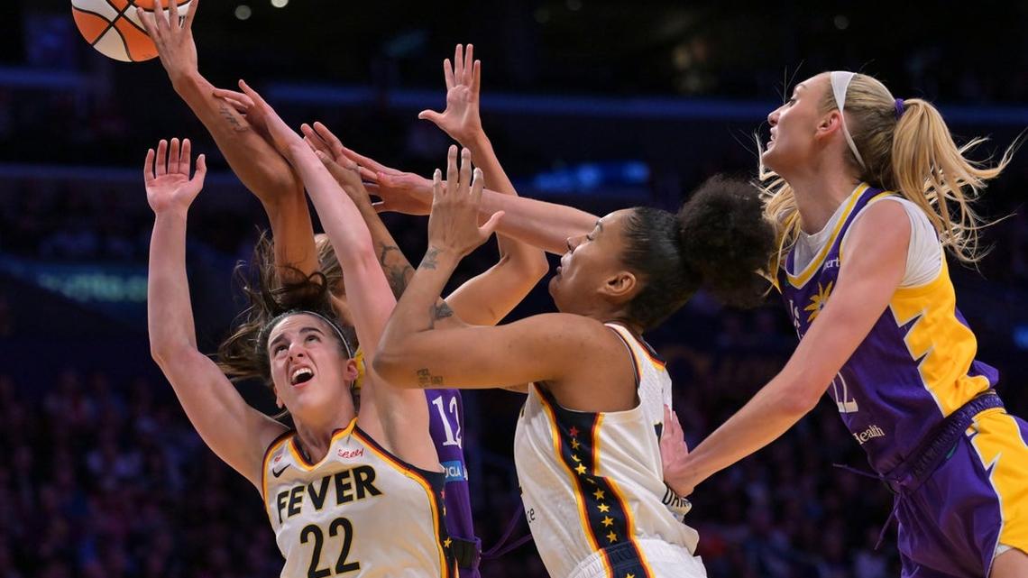 Caitlin Clark scores 23 as Fever handle Sparks for first win