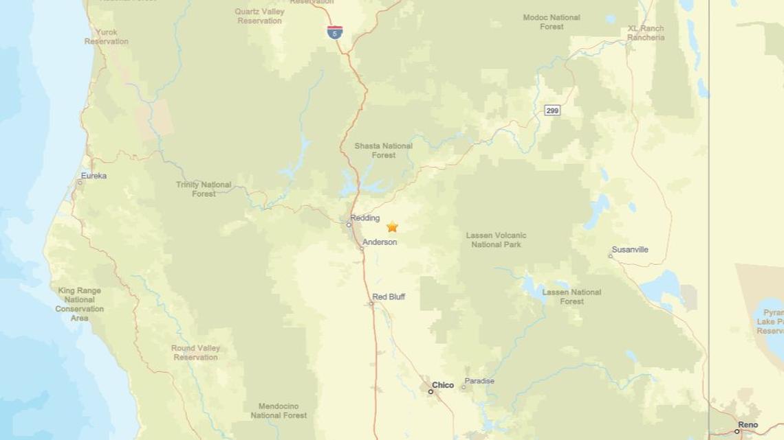Update: Earthquake shakes region near Millville, CA on March 25 - 2.1 magnitude detected 