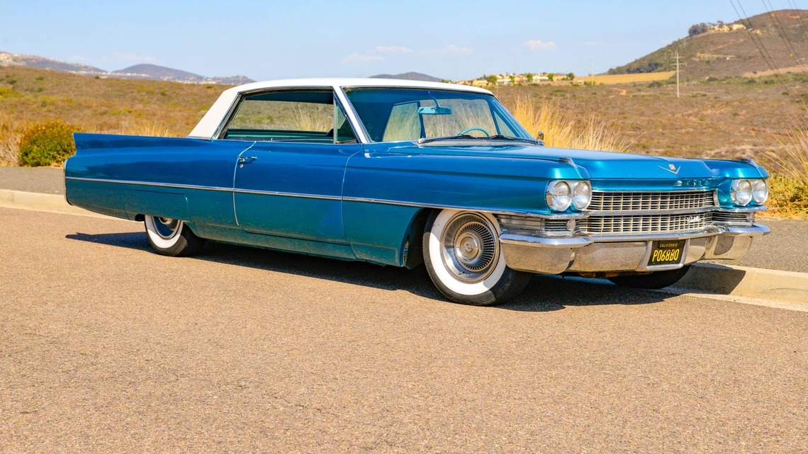 1963 Cadillac Series 62 Coupe for Sale With 553 Miles Shown
